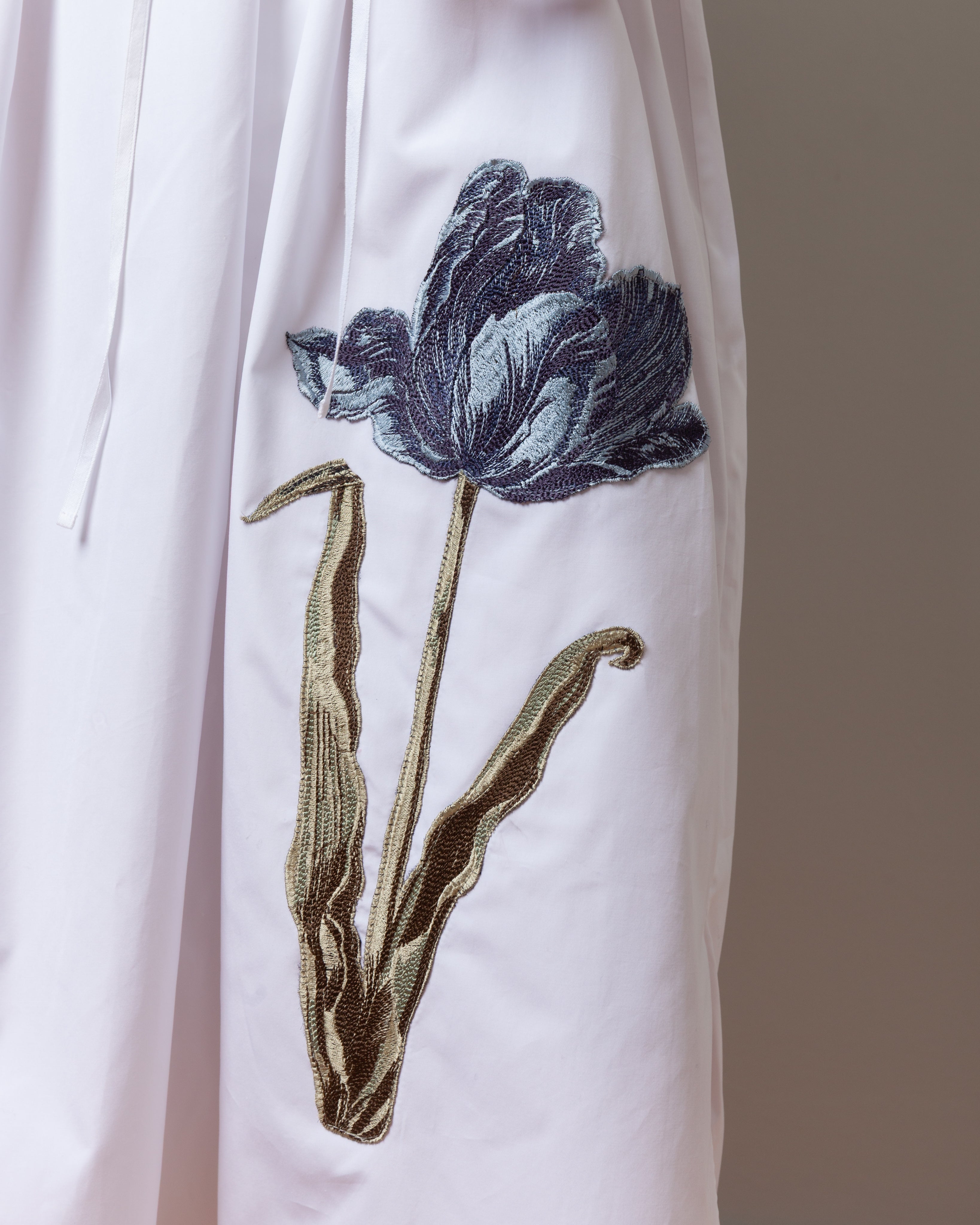 Erdem-Long Sleeve Shirt Dress - White-Dresses-Boboli-Vancouver-Canada