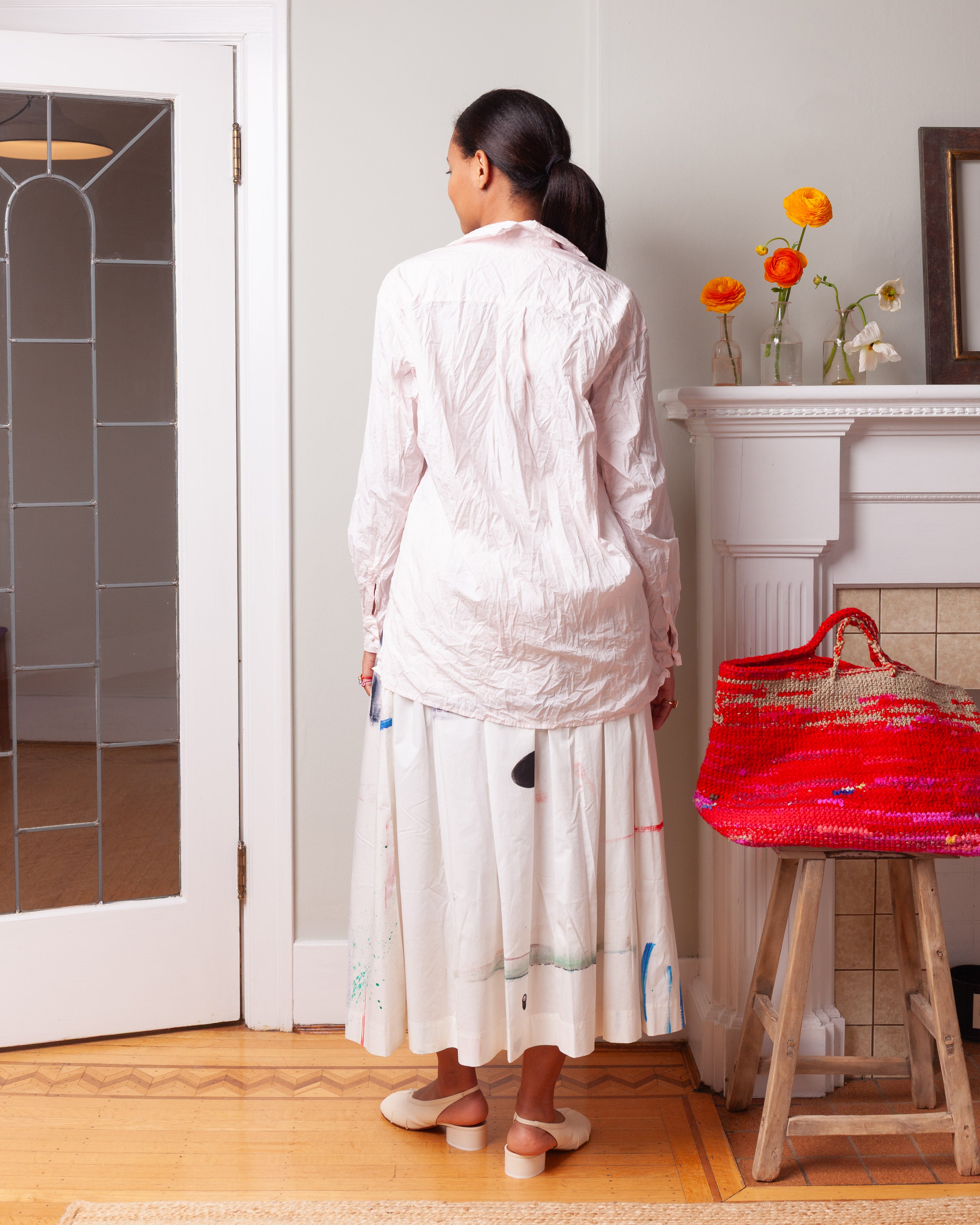 Tape Skirt  - Vaniglia Drawing