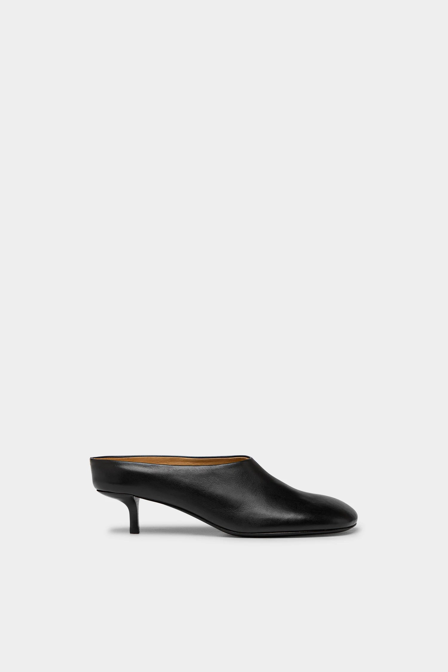 Marsell-Cotama Leather Mule - Black-Shoes-Boboli-Vancouver-Canada