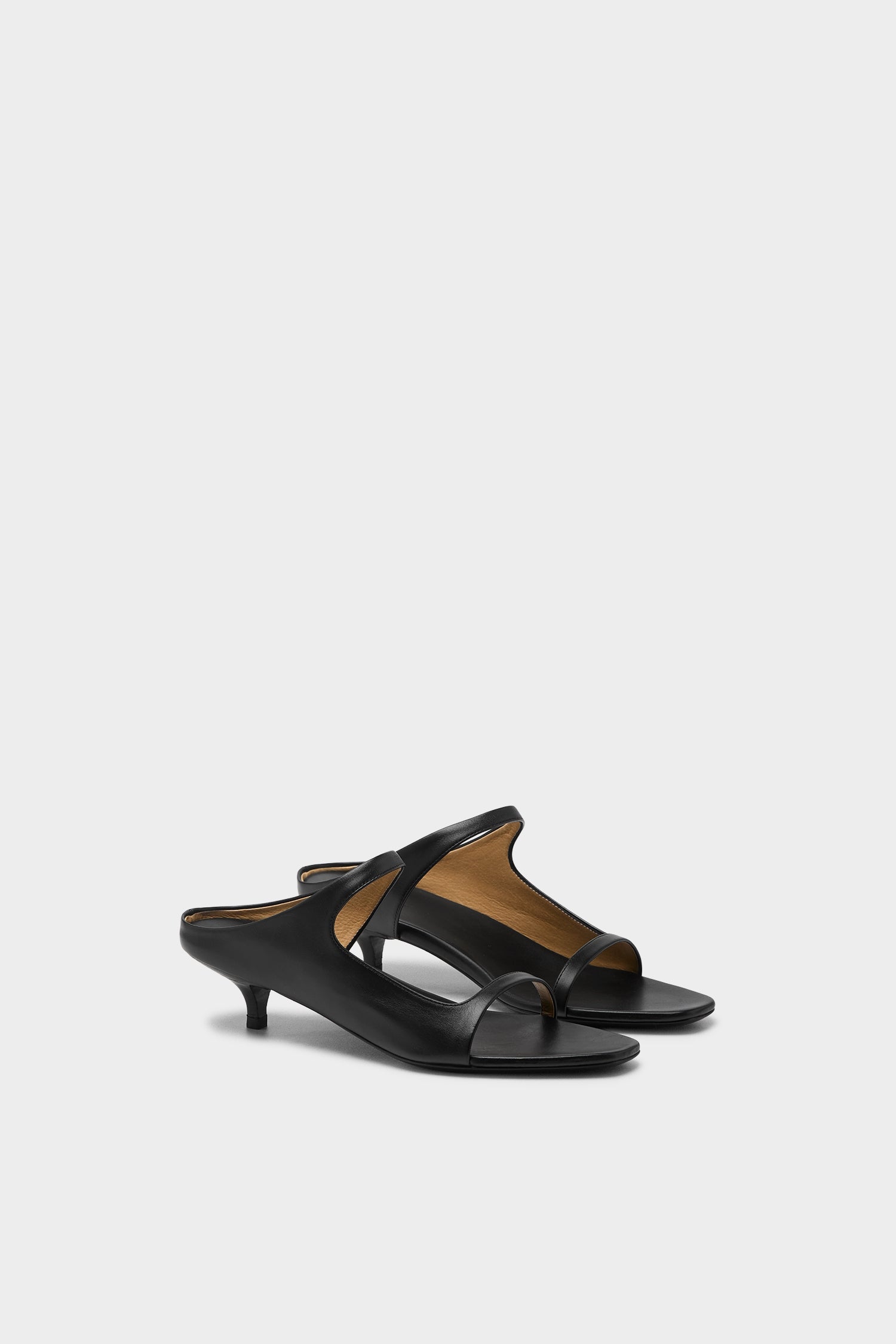 Marsell-Fiuto Leather Sandal - Black-Shoes-Boboli-Vancouver-Canada