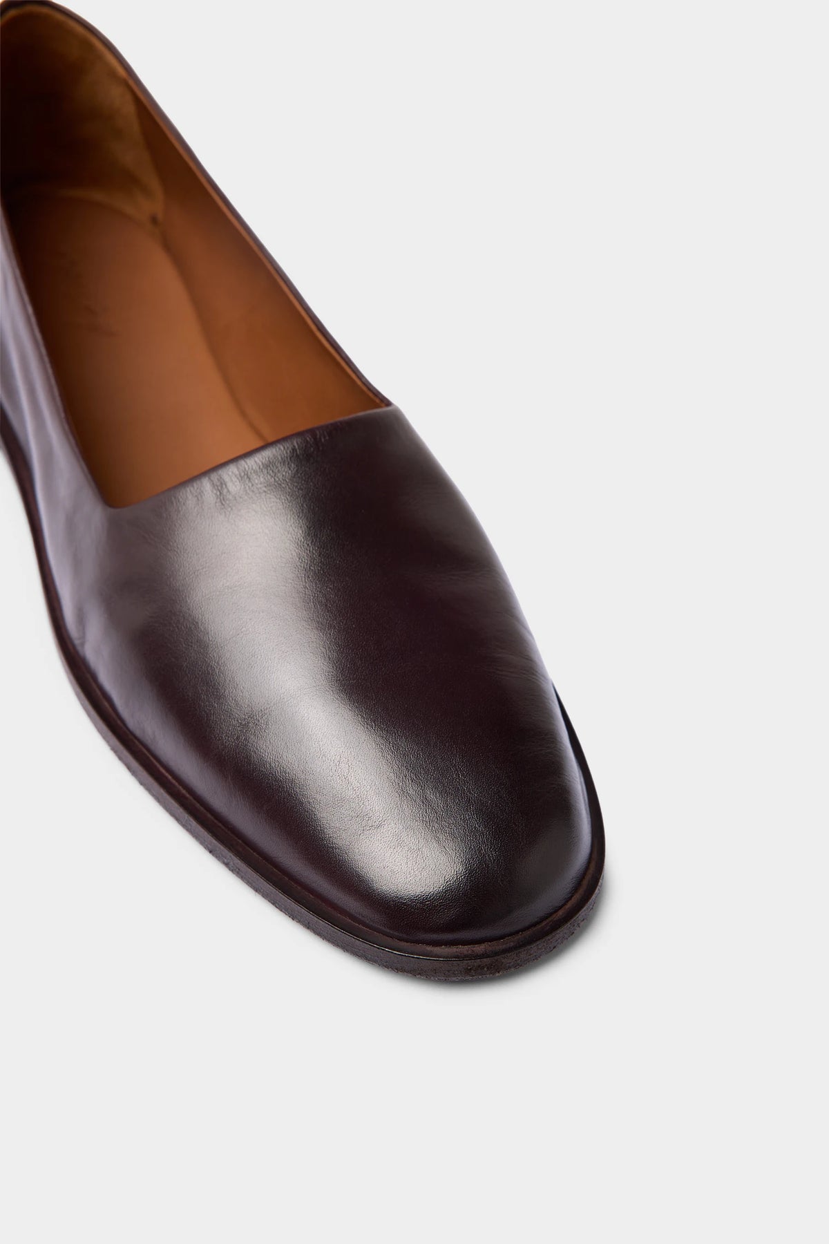 Marsèll-Stesa - Pantofola-P Pelle Vitello Liscia Lucida Cioccovino-Shoes-Boboli-Vancouver-Canada