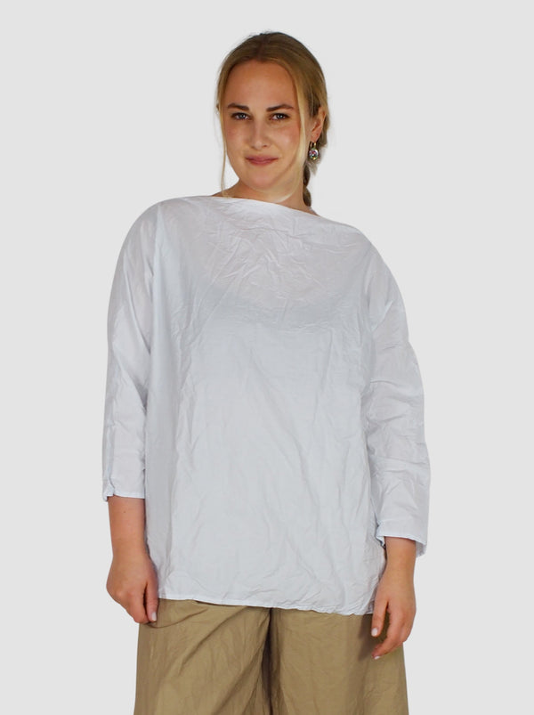 Daniela Gregis-Washed Monday Shirt - Pale Light Blue-Shirts-One Size-Boboli-Vancouver-Canada