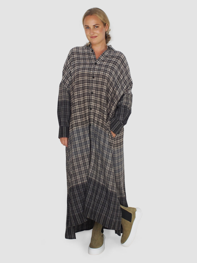 The Trawlerman Dress - Granite