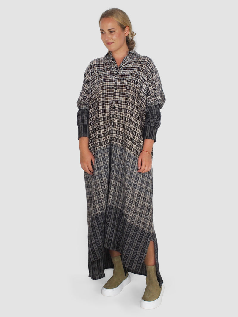 The Trawlerman Dress - Granite