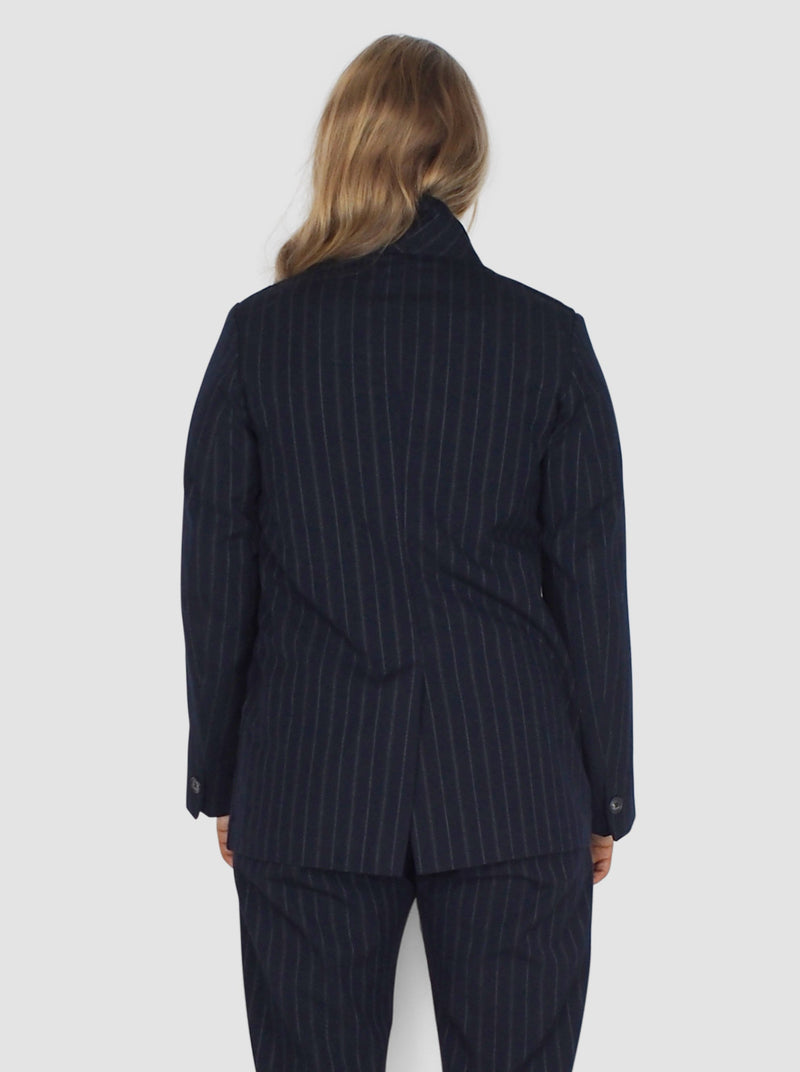 Steph Jacket - Navy Stripe