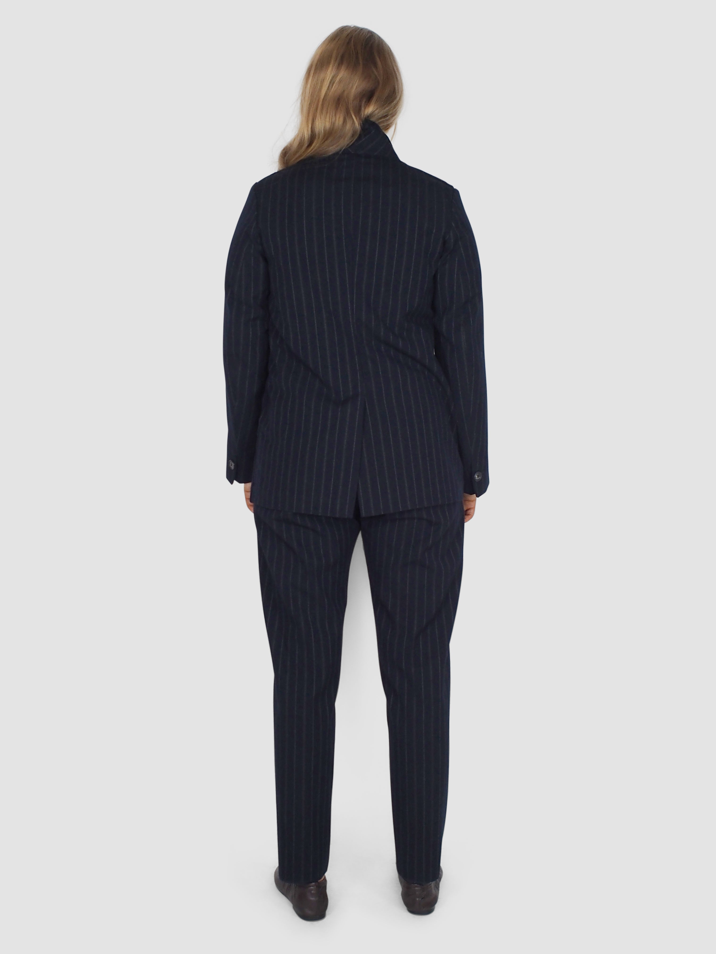 Farmer Pants - Navy Stripe