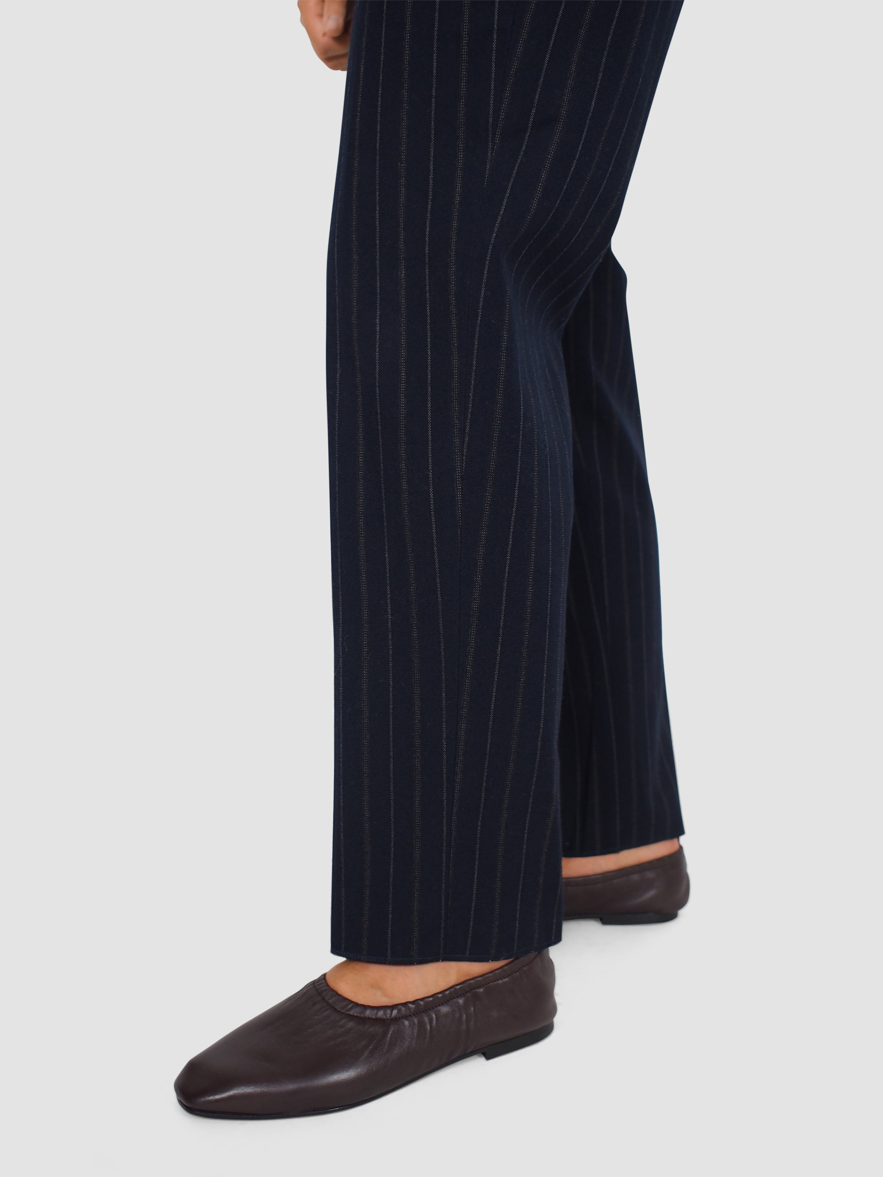 Farmer Pants - Navy Stripe