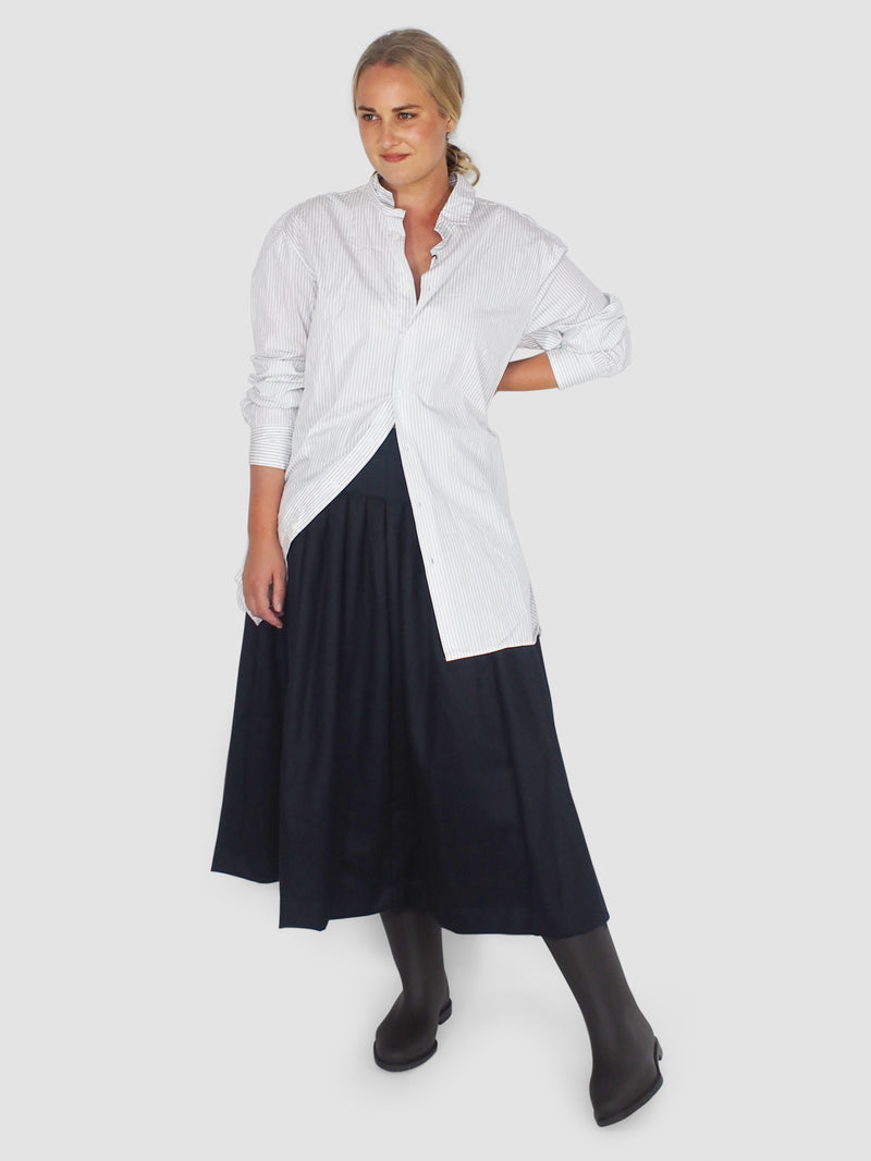 Farmer Skirt - Navy