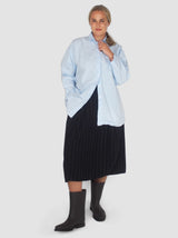 Long Overshirt - Light Blue