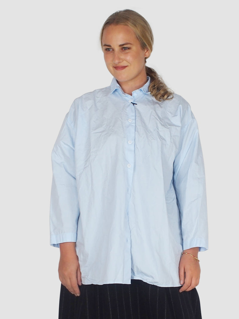 Long Overshirt - Light Blue