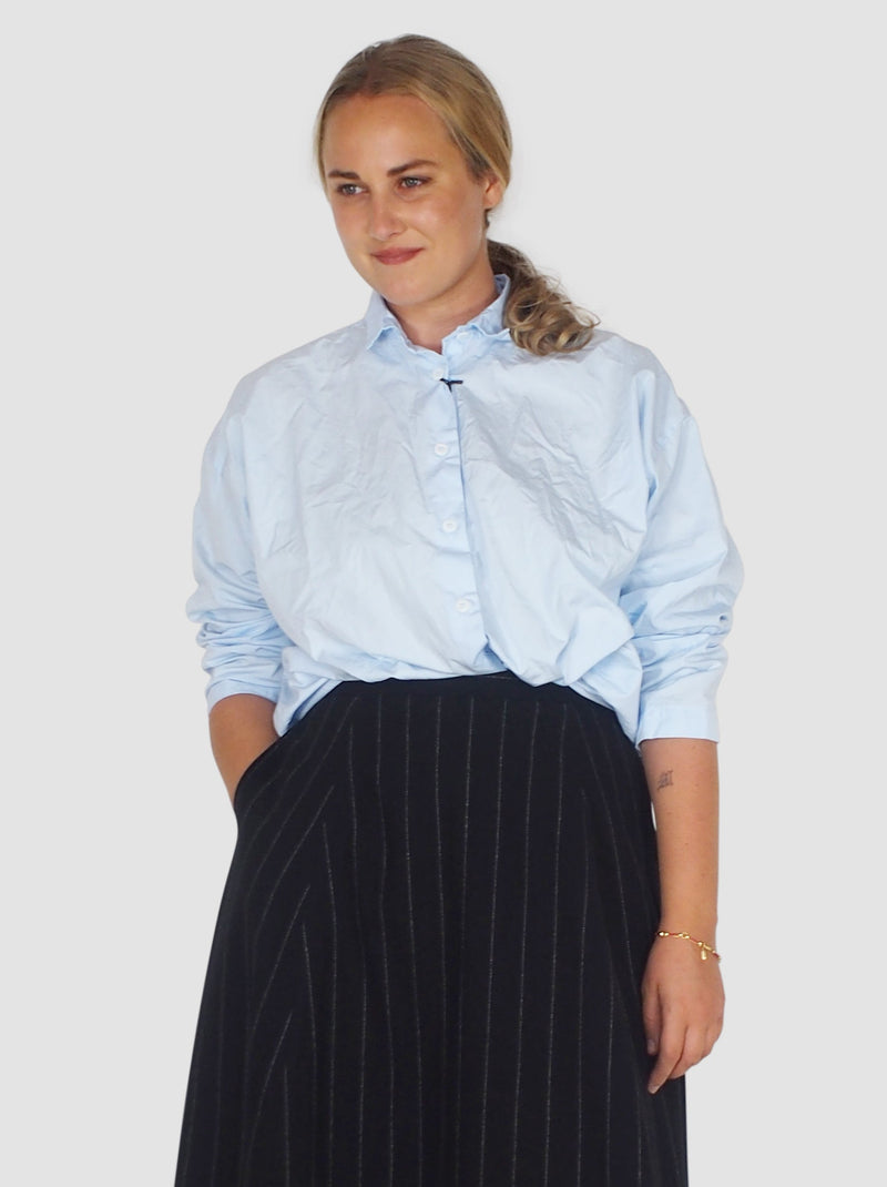 Long Overshirt - Light Blue