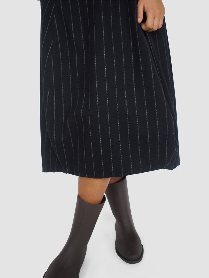 Worker Skirt - Black Stripe