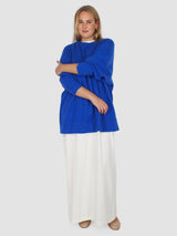 Extreme Cashmere-n°315 Sweat - Primary Blue-Sweaters-One Size-Boboli-Vancouver-Canada