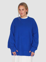 Extreme Cashmere-n°315 Sweat - Primary Blue-Sweaters-One Size-Boboli-Vancouver-Canada