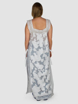 Long Fiocchini Dress - White