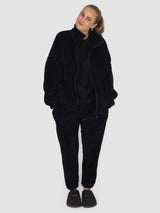 Mythinks-MY Premier Fleece Zip Top - Black-Tops-Boboli-Vancouver-Canada