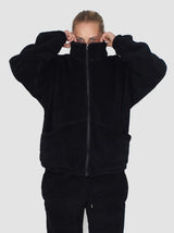 Mythinks-MY Premier Fleece Zip Top - Black-Tops-Boboli-Vancouver-Canada