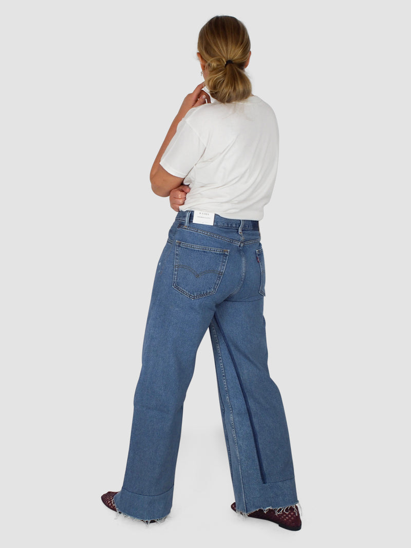 Reworked Culotte Pants - Vintage Indigo