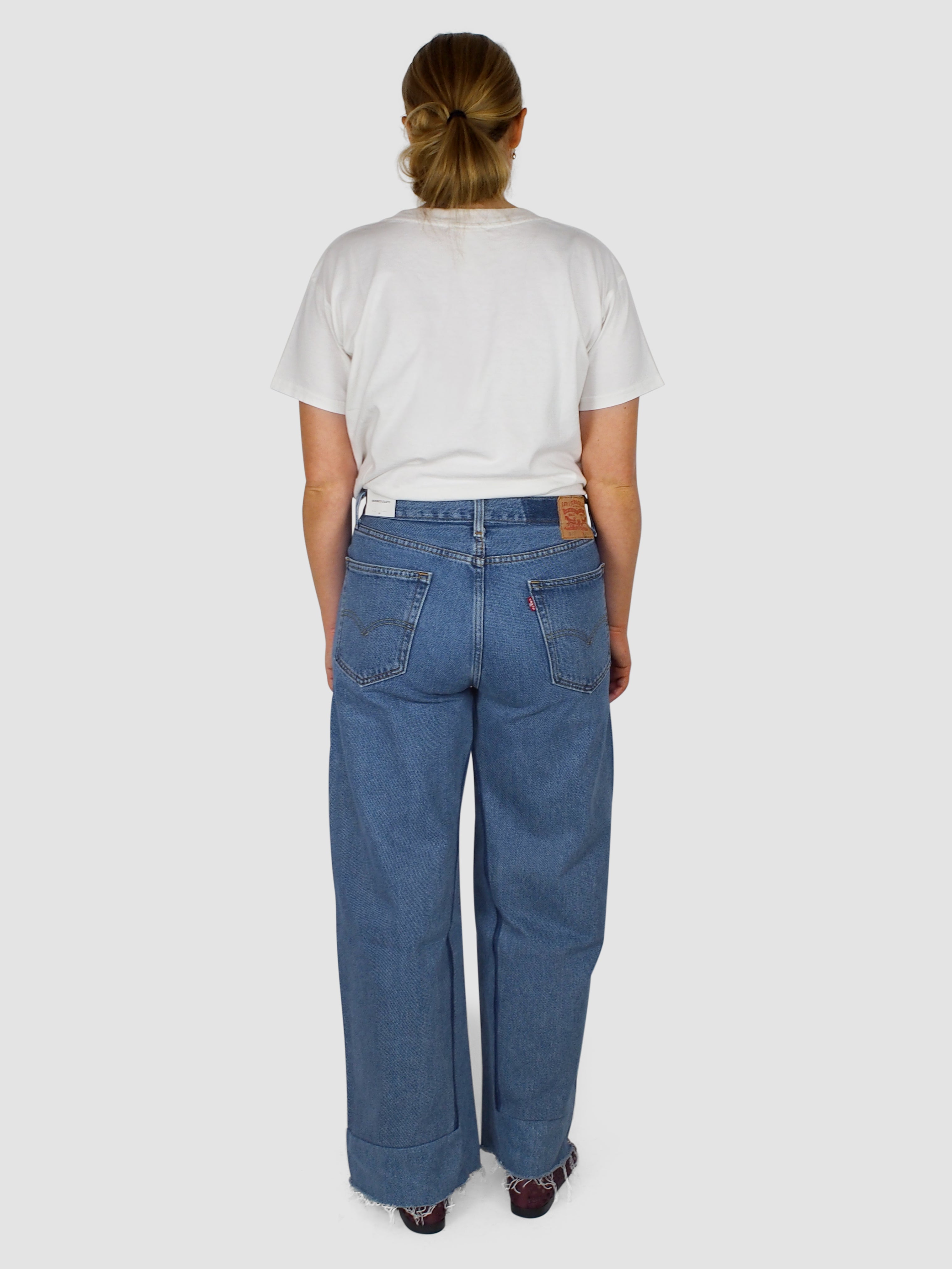 Reworked Culotte Pants - Vintage Indigo