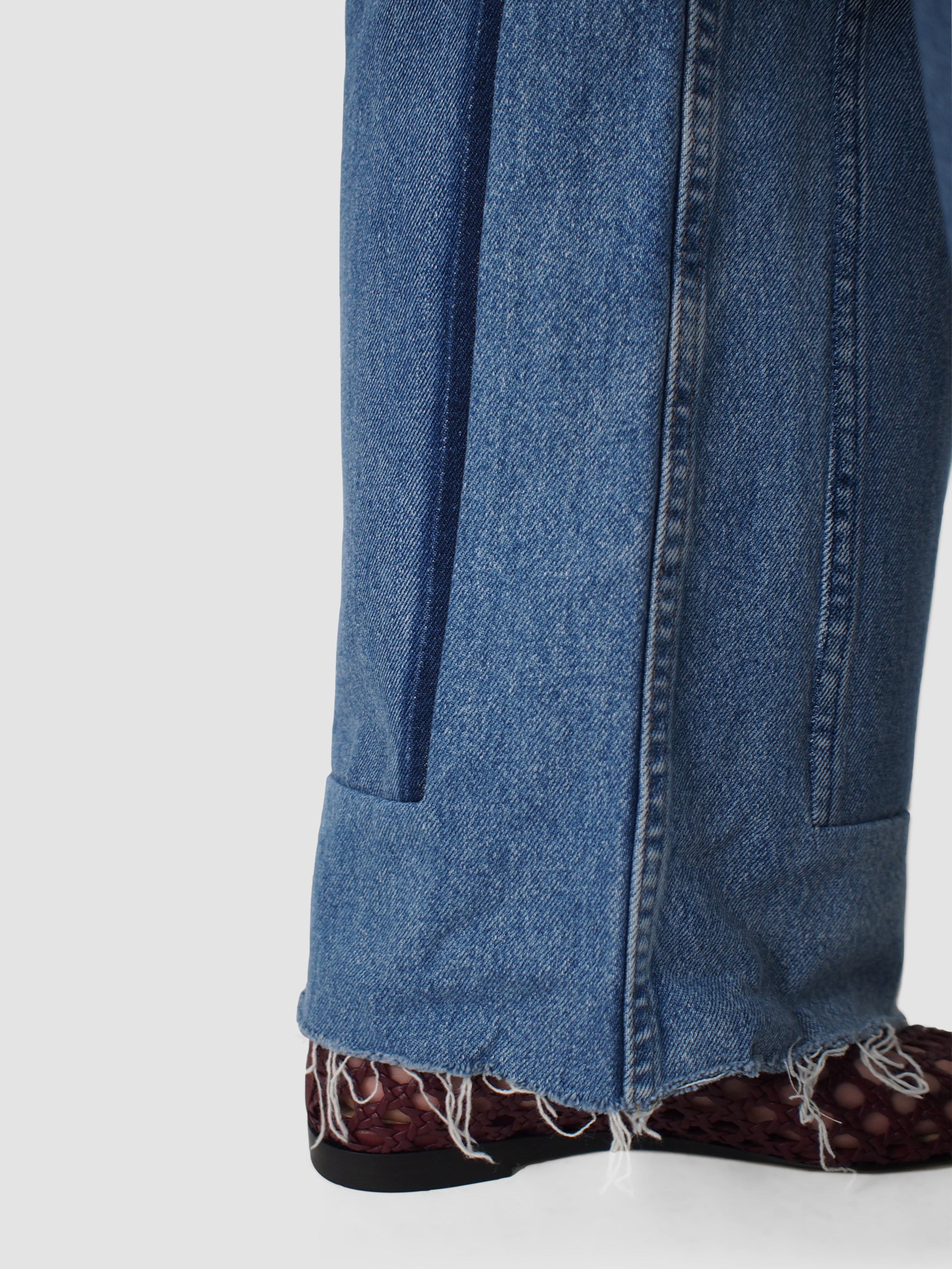 Reworked Culotte Pants - Vintage Indigo