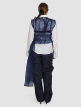 Unmi Overlay Organza - Navy Blue