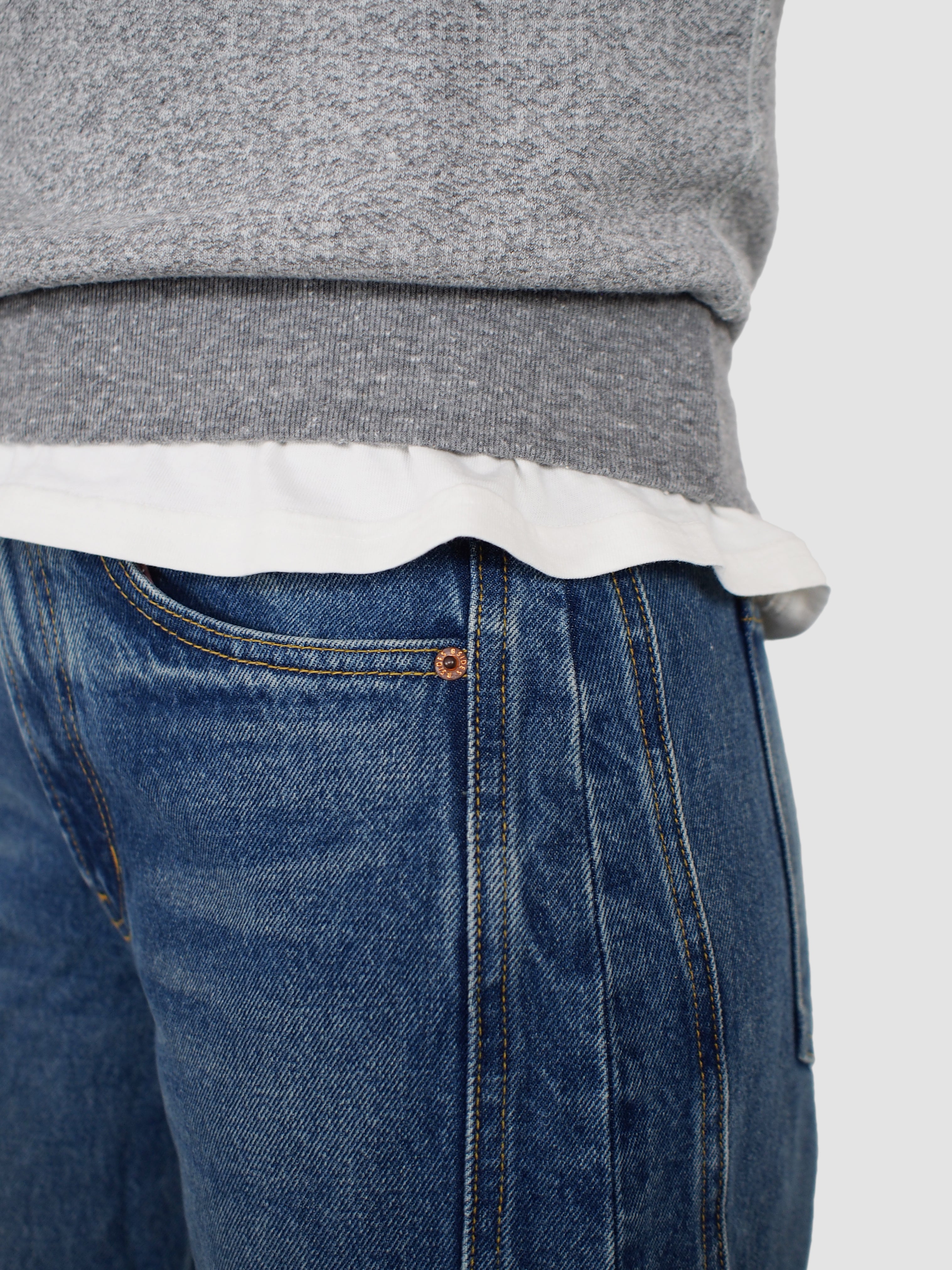 Crew Neck Sweatshirt - Heather Grey