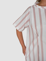 Dalyan Dress - Red Stripe