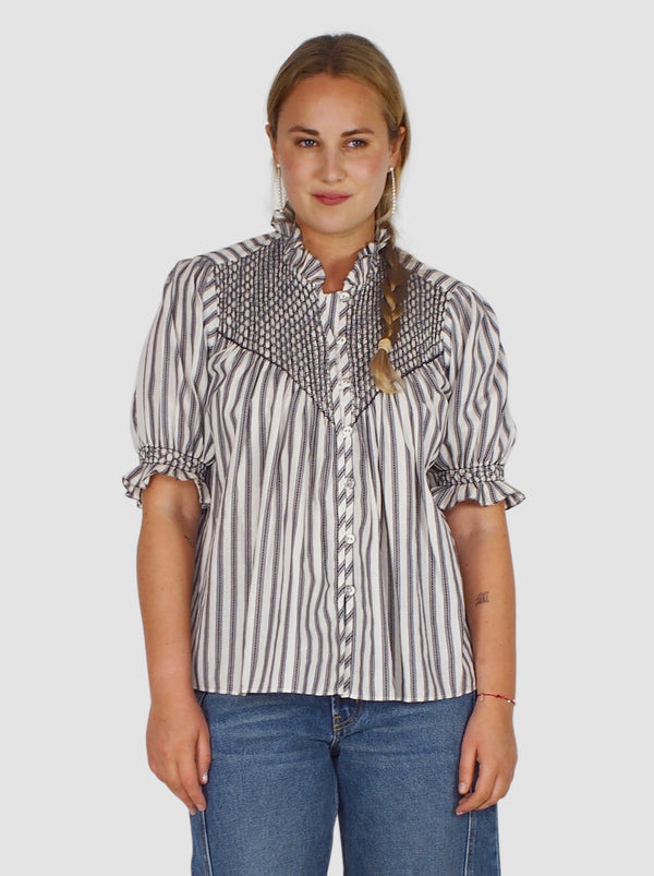 Milvia Shirt - Sofa Stripes