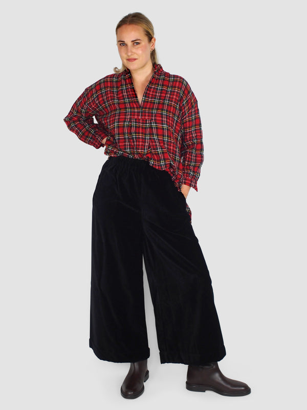 Daniela Gregis-Washed Trousers w/Pockets - Black-Pants-One Size-Boboli-Vancouver-Canada