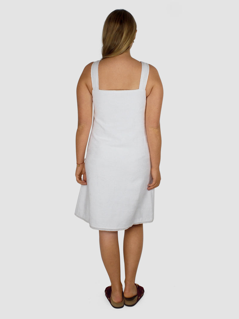 Rossana Short Chenille Dress - White
