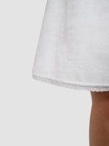 Rossana Short Chenille Dress - White