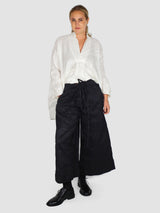 Daniela Gregis-Washed Trousers Classic - Black-Pants-One Size-Boboli-Vancouver-Canada