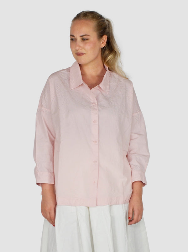 Casey Casey-Momo Shirt - Tafta - Pink-Shirts-Boboli-Vancouver-Canada