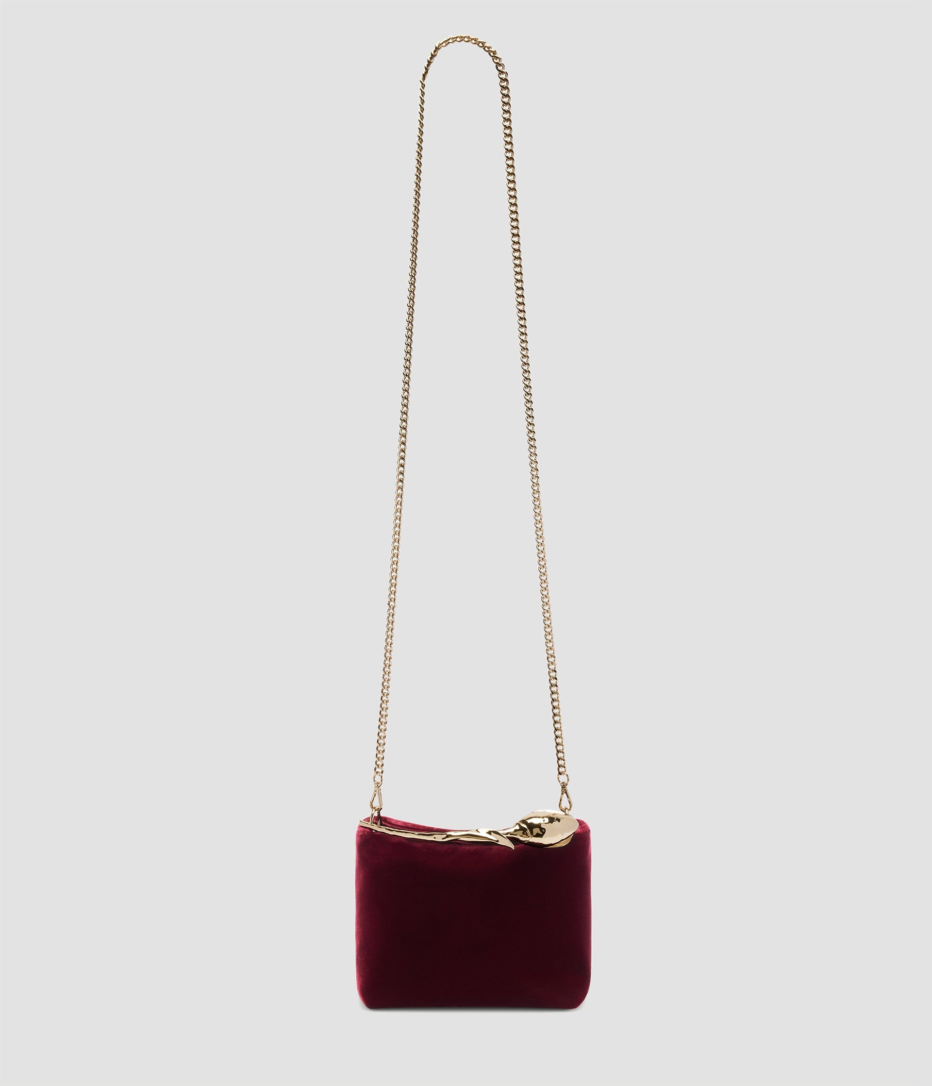 Erdem-Velvet Mini Bloom Bag - Malbec-Bags-Boboli-Vancouver-Canada