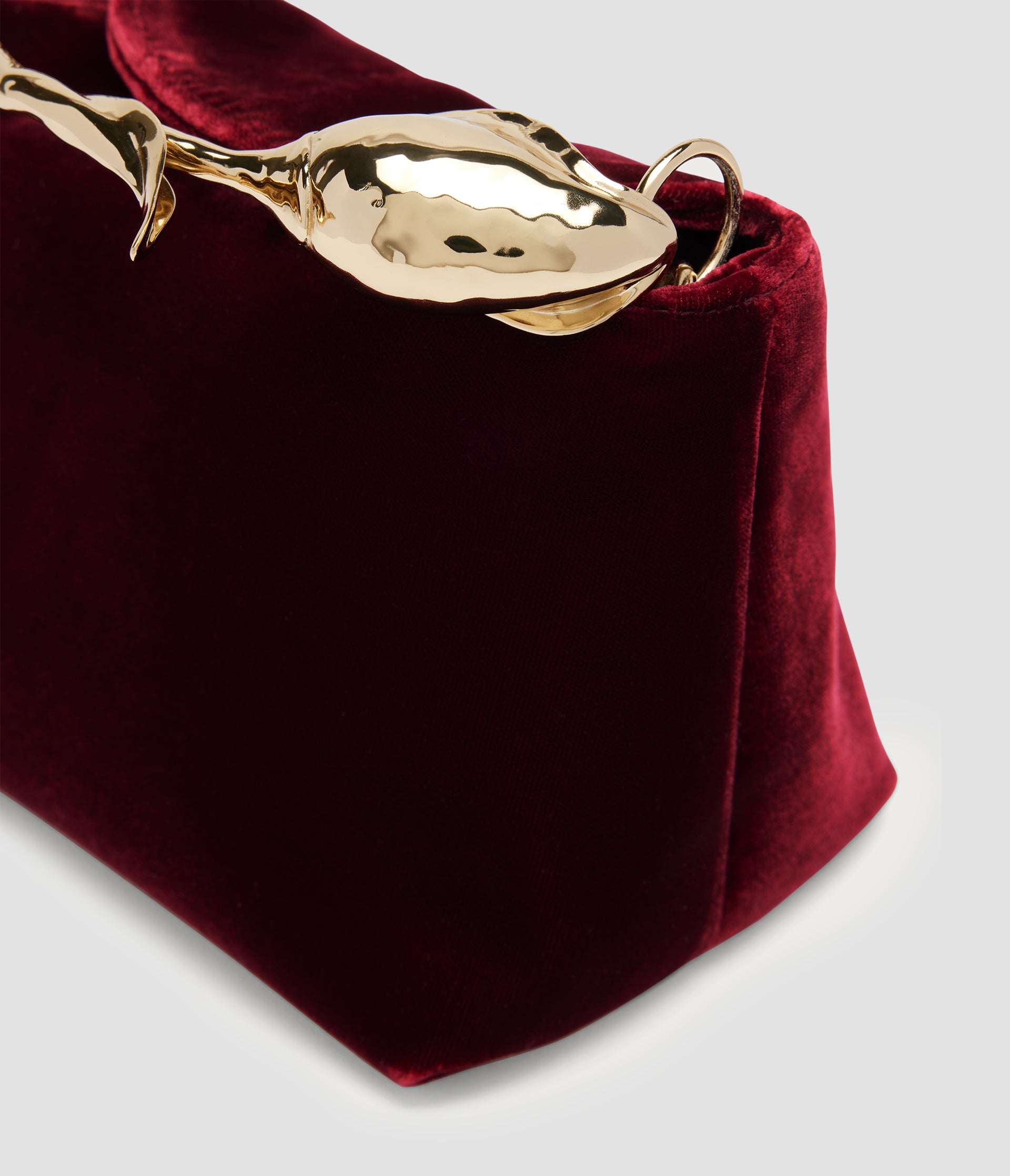 Erdem-Velvet Mini Bloom Bag - Malbec-Bags-Boboli-Vancouver-Canada
