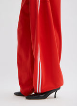 Tibi-Active Knit Winslow Pant - Red-Pants-Boboli-Vancouver-Canada