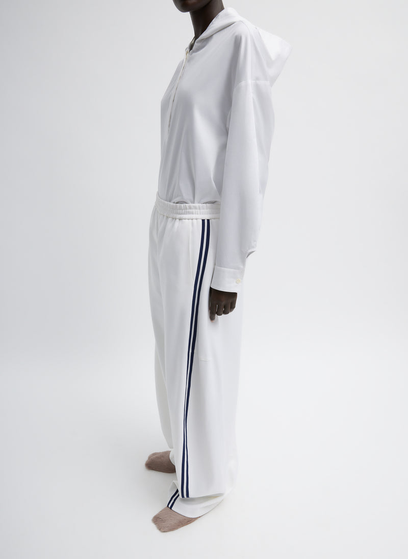 Tibi-Active Knit Winslow Pant - White-Pants-Boboli-Vancouver-Canada