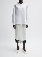 Tibi-Eco Poplin Hooded Shirt - White-Shirts-Boboli-Vancouver-Canada