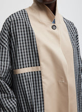 Tibi-Reversed Cuffed Trench - Tan-Coats-Boboli-Vancouver-Canada