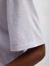 Tibi-Dry Loop Terry Easy Polo Shirt - Pale Lavender-Shirts-Boboli-Vancouver-Canada