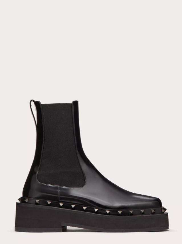 M-Way Rockstud Beatle Bootie - Black