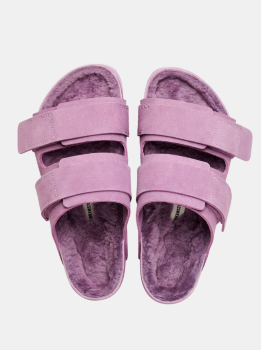 Birkenstock-Uji Suede Shearling Mauve - Mauve-Shoes-Boboli-Vancouver-Canada