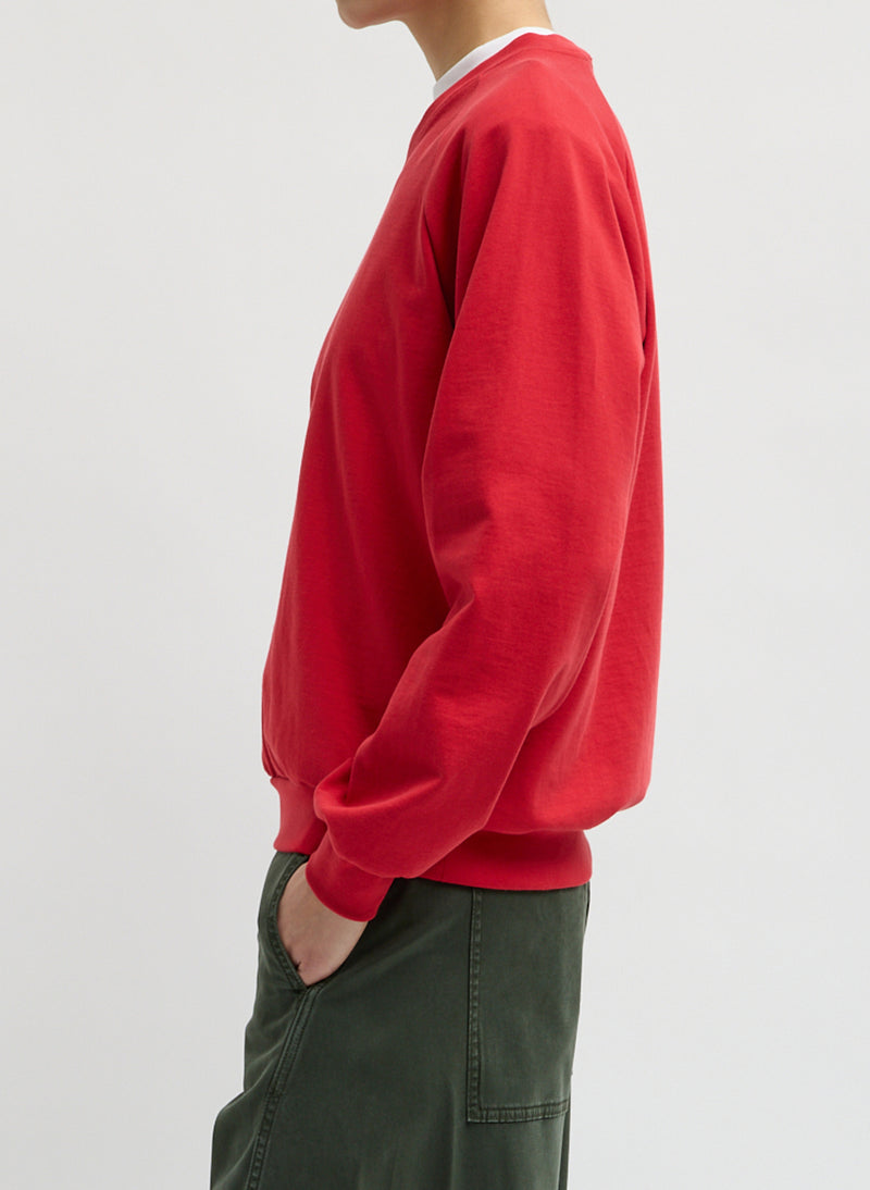 Tibi-Perfect T Vintage Sweatshirt - Red-Tops-Boboli-Vancouver-Canada
