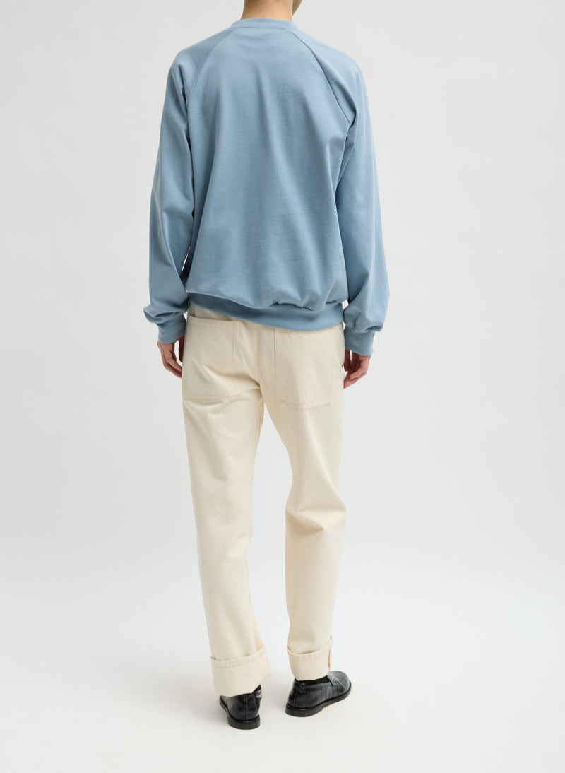Tibi-Selvedge Denim 5 Pocket Alec Jean - Natural-Pants-Boboli-Vancouver-Canada