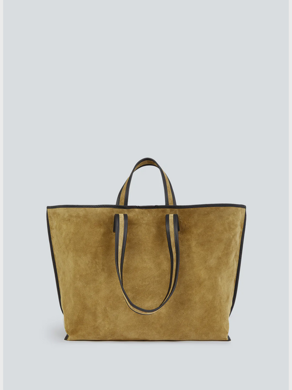 Kassl Editions-Tote Suede - Mud-Bags-One Size-Boboli-Vancouver-Canada