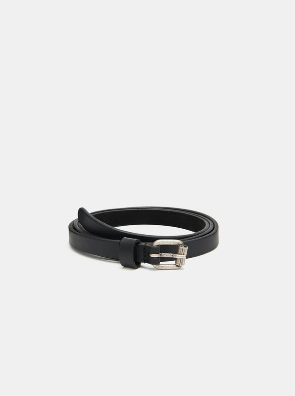 Aspesi-Leather Belt - Black-Belts-Boboli-Vancouver-Canada