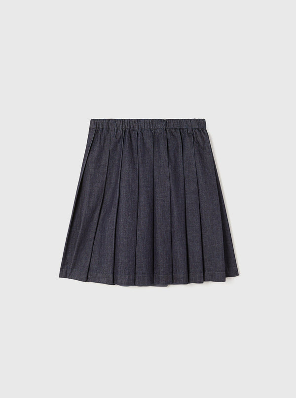 Aspesi-Woven Skirt - Denim-Skirts-Boboli-Vancouver-Canada