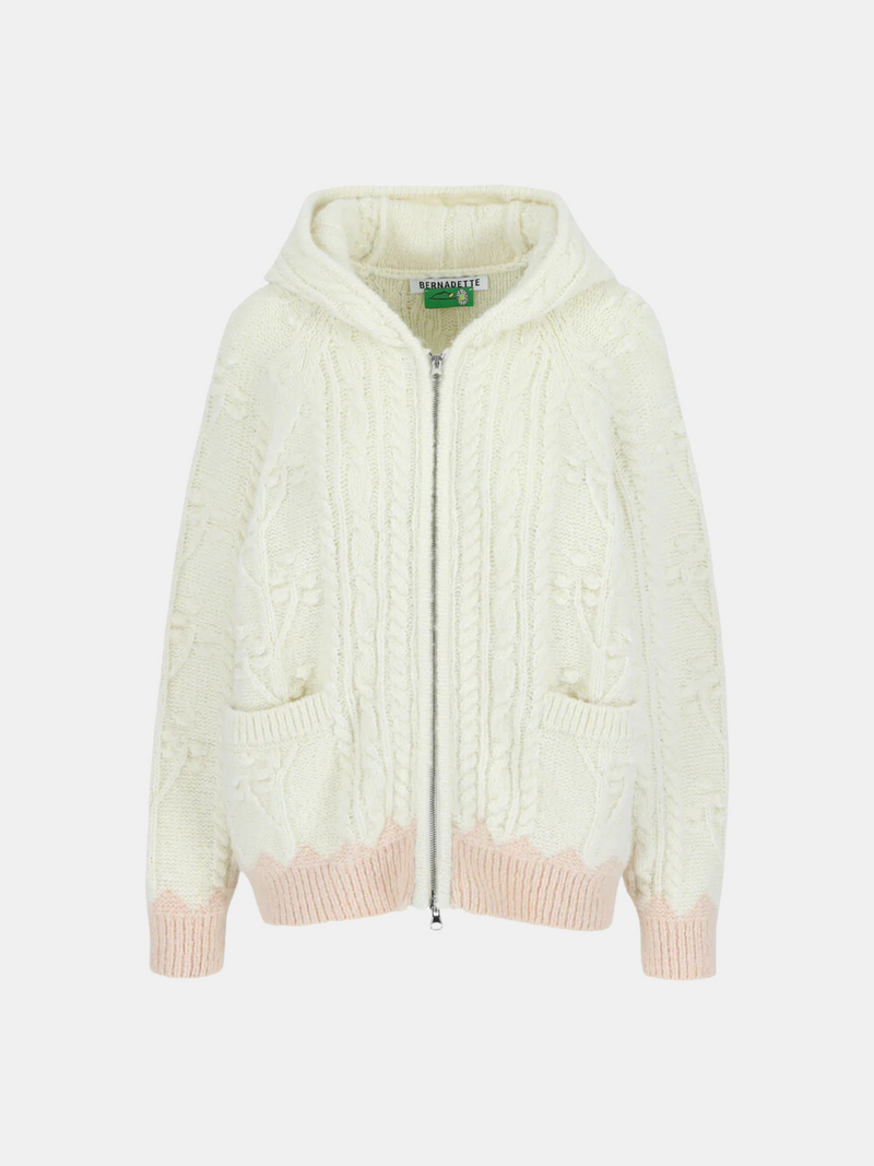 Bernadette-Francesca Hoodie - Lily of the Valley-Sweaters-S-Boboli-Vancouver-Canada