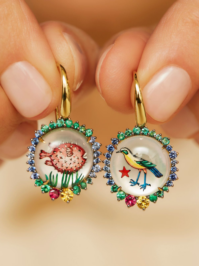 Bird and Fish Earrings