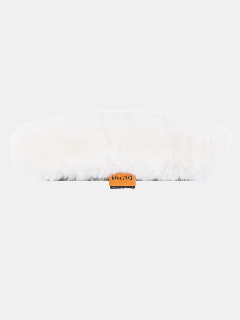 Faux Fur Collar - White